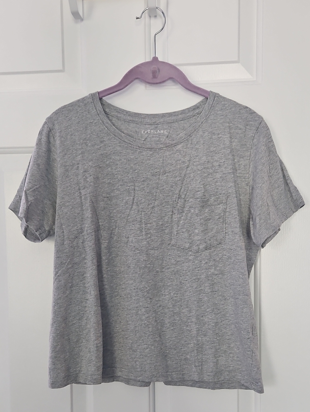 Everlane Heather Grey Crew Neck Tee